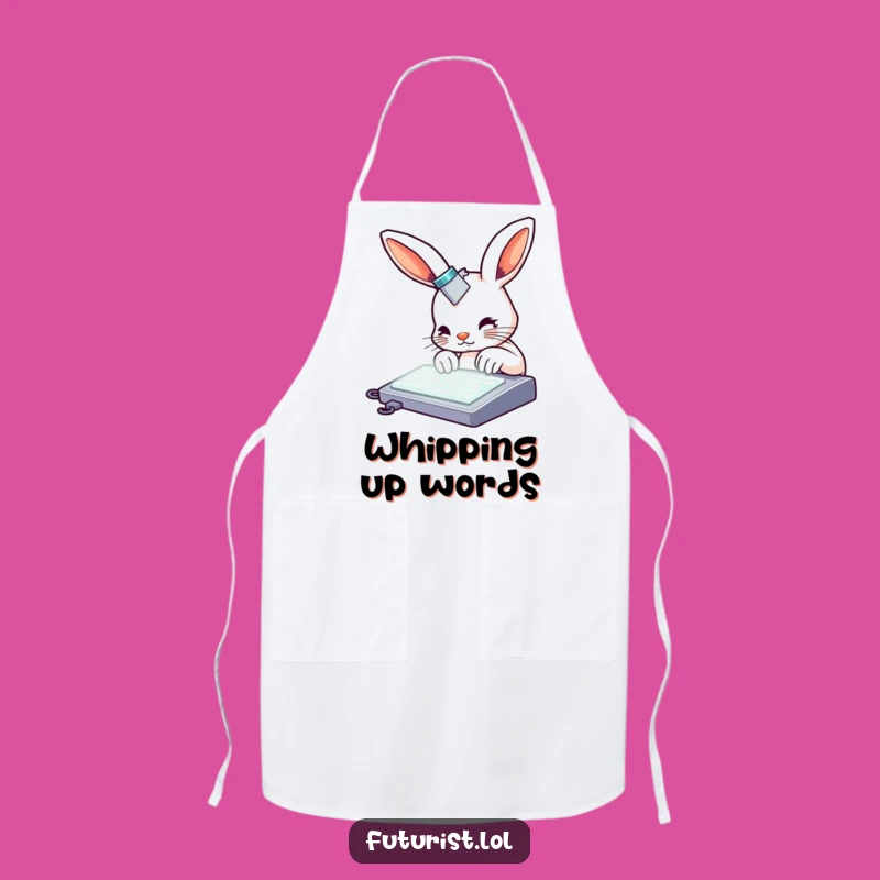 Funny Rabbit Keyboard Apron: Cook and Type with Humorous Speed