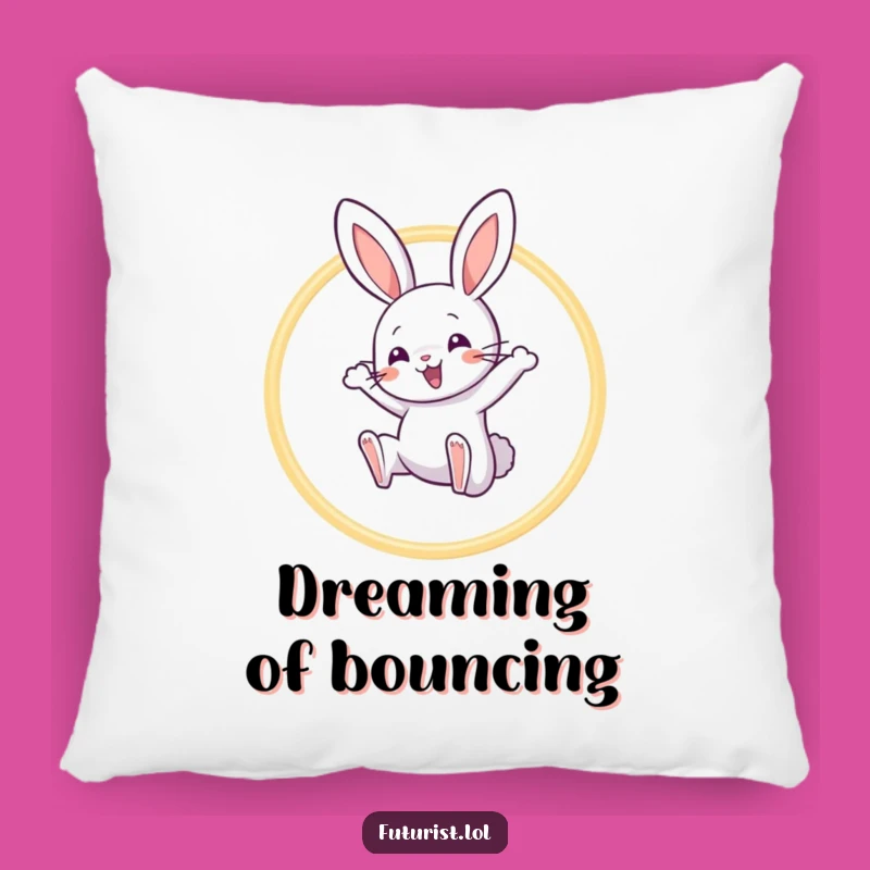 Funny Rabbit Acrobat Pillow: Cozy Comfort for Playful Dreams