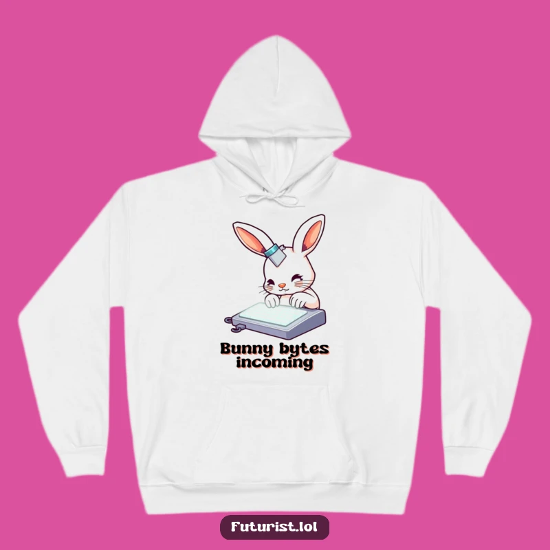 Funny Rabbit Keyboard Hoodie: Cozy Up with Typing Humor