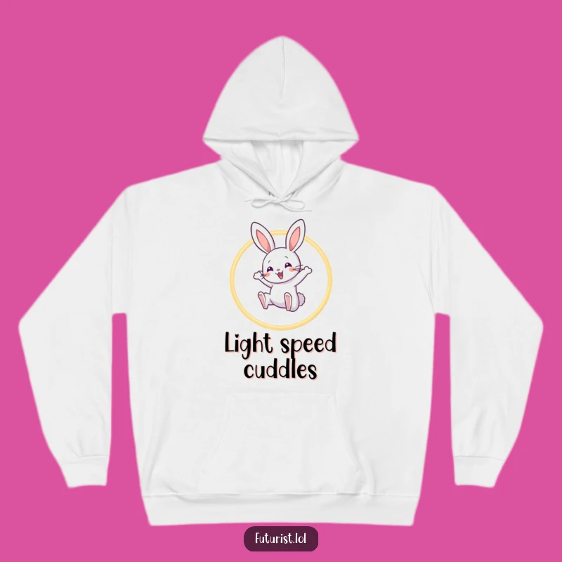 Funny Rabbit Acrobat Hoodie: Stay Cozy While You Bounce with Joy