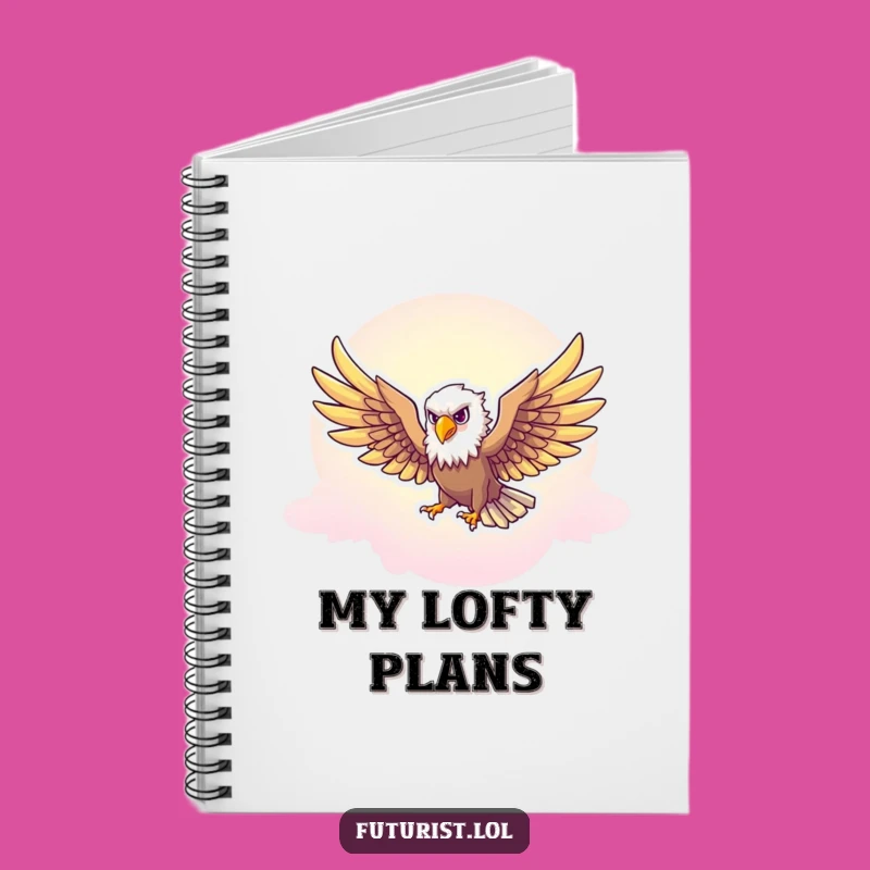 Funny Eagle Freedom Notebook: Jot Down Your Grand Ideas